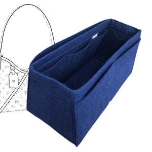 For [CarryALL] Felt Bag Organizer Tapered Design, Bag Purse Insert, Lining Protector, Bag Shaper