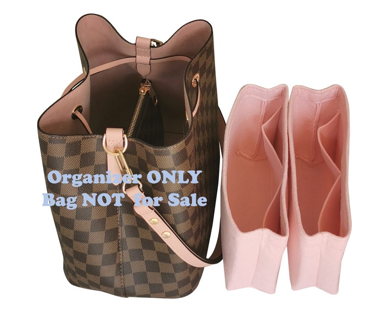 NeoNoe Purse Organizer Shaper, Liner Protector Slim Design, Customizable Lining Tote Bag Insert Cosmetic Makeup Handbag image 4