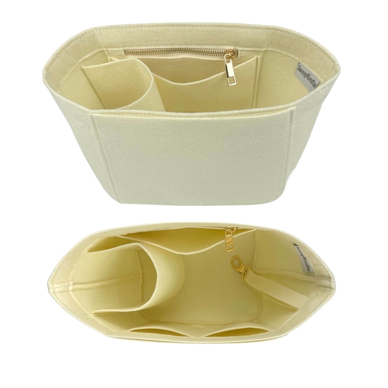 Organizador de bolso Neverfull Tote, GM MM PM Bb, tamaño grande, mediano, pequeño, mini, L M S, forro organizador de fieltro (estilo oblongo) imagen 5