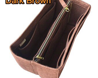 Organizer for [Sac Souple Bag] (Style B, w/ Detachable Zipper Bag) Tote Felt Purse Insert Organiser