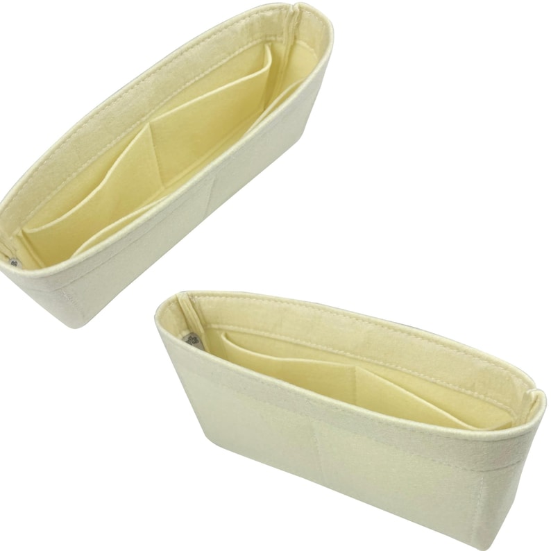 Organizador de bolsos, protector de forro (diseño delgado), personalizable en cualquier tamaño, inserto para bolso de mano, maquillaje y cosméticos. imagen 3