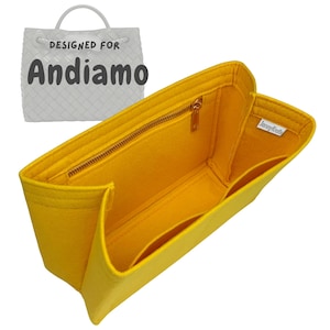For [Andiamo Bag] Tote Felt Purse Insert, Large Medium Small East West Backpack, Lining Protection Liner Protector