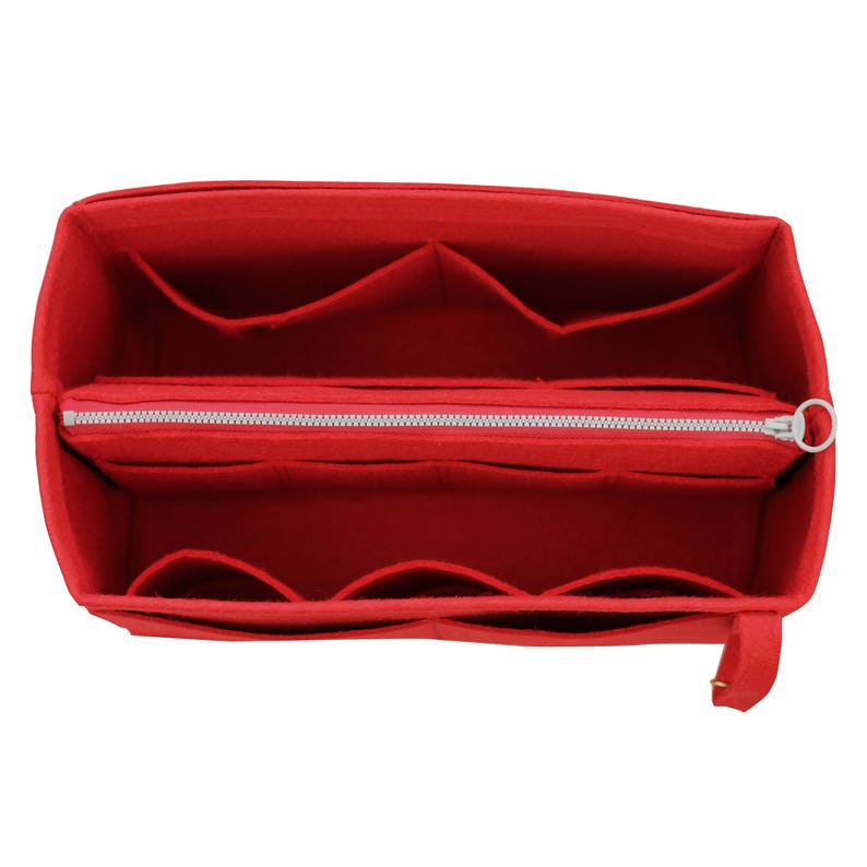 Organizer w/ Detachable Zipper Bag Tote Felt Purse Insert Etsy