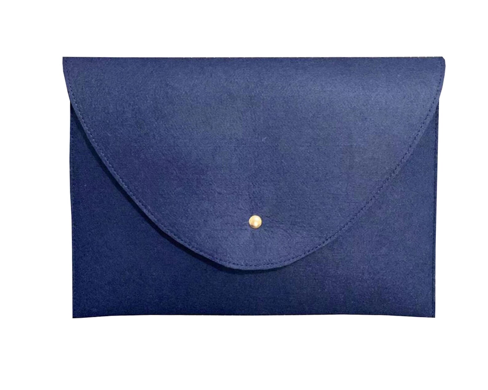 Felt Laptop Bag Organizer Sleeve Pocket With Metal Etsy