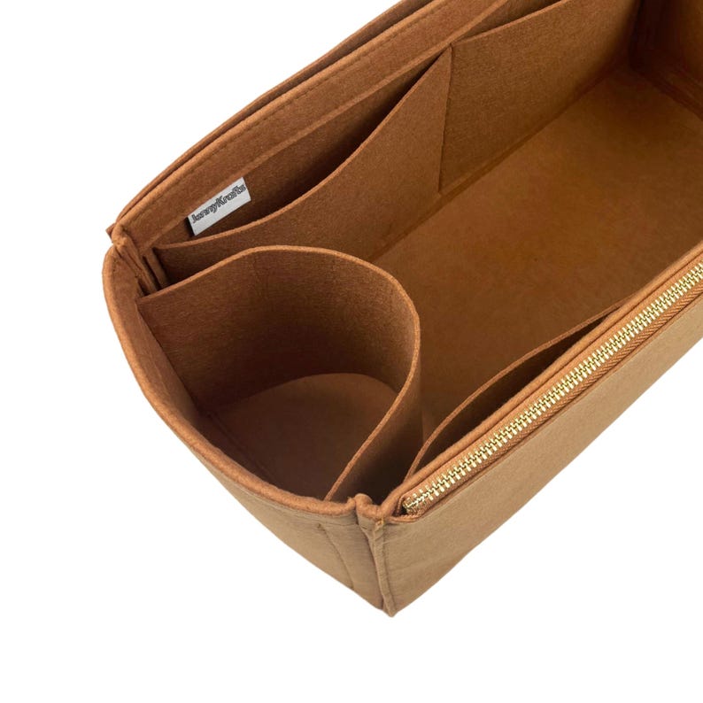 För [Tivoli Bag] Insatsorganisatör, GM MM PM Stor Mellan Liten, Toteväska (med enkel dragkedja och vattenflaskhållare) bild 5