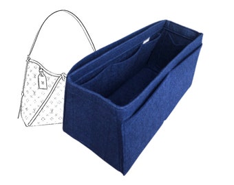 For [CarryALL MM] Felt Bag Organizer Tapered Design, Bag Purse Insert, Lining Protector, Bag Shaper