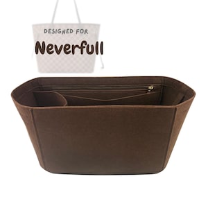 Für [Neverfull Tote Bag] Geldbörse Insert Organizer, GM MM PM Bb Groß Mittel Klein Mini L M S, Filz Organizer Liner Shaper (Style Oblong)