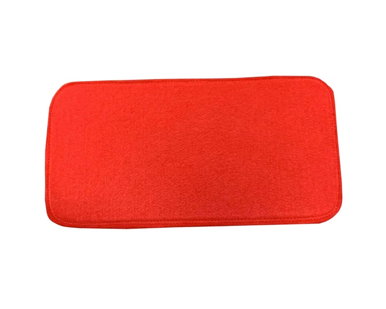 Tote Felt Purse Bag Insert Red and Many Colors Base Shaper for Handbags
