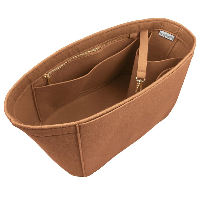 Organizador de bolso Neverfull Tote, GM MM PM Bb, tamaño grande, mediano, pequeño, mini, L M S, forro organizador de fieltro (estilo oblongo) imagen 12
