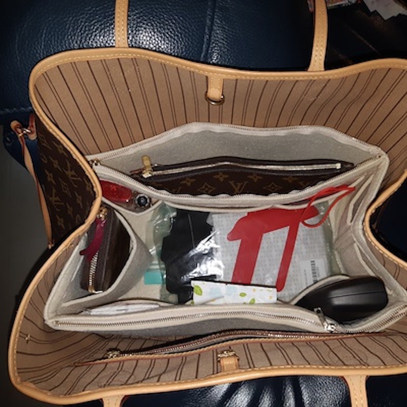 Neverfull GM MM PM Bag Organizer Cinch w/ Double Zipper Etsy