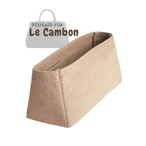 For [Le Cambon] Tote Bag Organizer, 20 25 35 40, Felt Purse Insert Liner Organiser, Shaper Protector (Style Tapered)