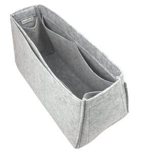 [BLEECKER BUCKET BAG] トートバッグオーガナイザー、フェルト製財布インサートライナーオーガナイザー、シェイパープロテクター（テーパードスタイル） 画像 20
