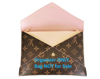 5 Colors Felt Purse Organizer Insert Handbag Organizer Inside Crossbody  Purse Conversion Kit Women Clutch Envelope Bag Insert Liner for LV Kirigami  Pochette LV Sarah Wallet 9.8x4.9 Inch 