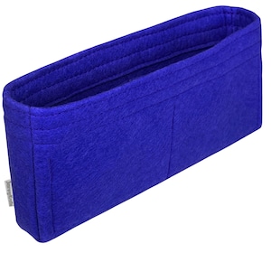 Organizador de bolsos, protector de forro (diseño delgado), personalizable en cualquier tamaño, inserto para bolso de mano, maquillaje y cosméticos. Dark Blue