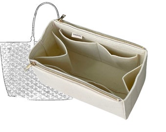Für [St Louis Tote Bag PM GM] (mit Doppel-Reißverschlusstaschen), Anjou Mini Artois MM Claire Voie Große Mittel Kleine Filz Organizer Liner Schutzfolie