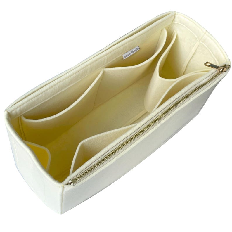 Per [Jack Heritage Borsa in pelle anticata] Organizer da inserire, Zebra Leopard Nero Espresso Marrone Chiaro, Borsa (con cerniera singola e porta borraccia) immagine 6
