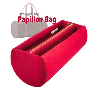For [Papillon Bag] Purse Insert Organizer, 19 26 30 Denim Mini BB Trunk, Felt Tote Shoulder Bag Organiser Liner Shaper image 1