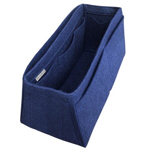 [BLEECKER BUCKET BAG] トートバッグオーガナイザー、フェルト製財布インサートライナーオーガナイザー、シェイパープロテクター（テーパードスタイル） 画像 13