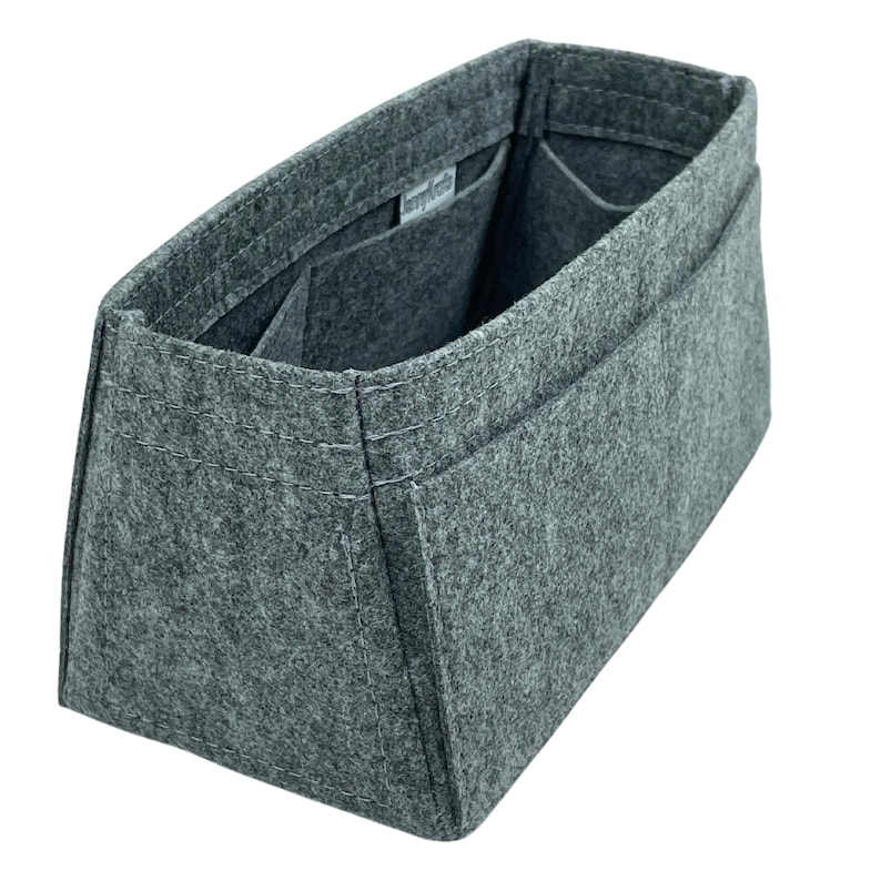 För [BROOKLYN AXELVÄSKA 39 28 23] Organisatör för avsmalnande väska, Satchel Doctor Tote Filtväska (Style W) Dark Grey