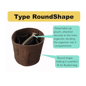 JennyKrafts bag organizer type round shape
