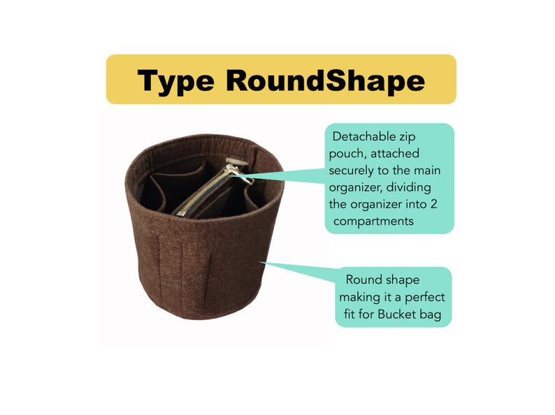JennyKrafts bag organizer type round shape