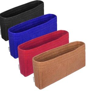GG Marmont Purse Organizer Insert Shaper, Liner Protector (Slim Design), Customizable Lining Tote Bag Insert Cosmetic Makeup Diaper image 10