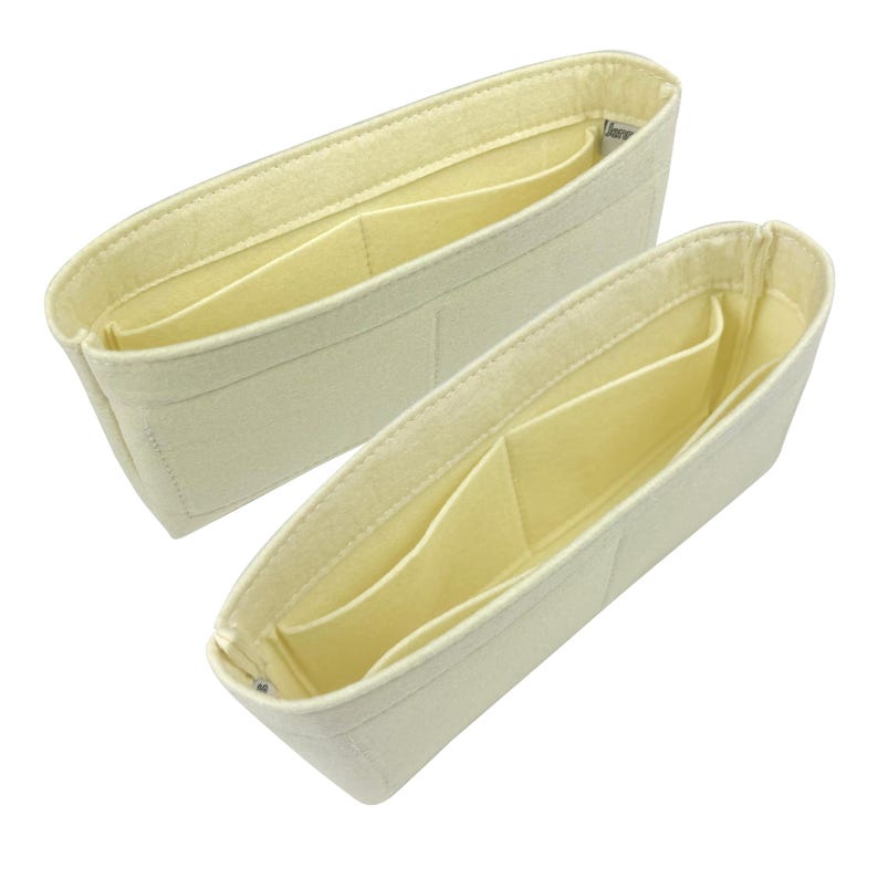 Per [borsa GG Emblem] Organizer per borsa, Maxi Grande Media Piccola, un paio di protezioni per fodera, inserto per fodera per borsa per cosmetici e trucchi (design sottile) immagine 5