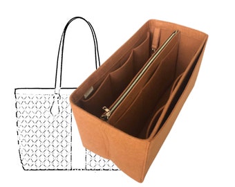 Organizador para bolso de mano suave Ophidia GG (con bolsa con cremallera desmontable), inserto de fieltro para bolso, moldeador para portátil y iPad.