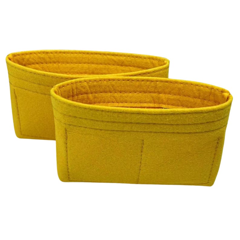Per [borsa GG Emblem] Organizer per borsa, Maxi Grande Media Piccola, un paio di protezioni per fodera, inserto per fodera per borsa per cosmetici e trucchi (design sottile) immagine 9