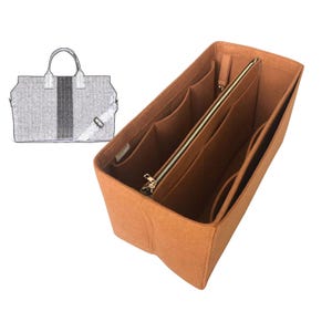 För [Roth.s Weekender] Väskorganisatör, Petite Classic Tote, Weekender, 3 mm filtinsats (med avtagbar dragkedja)