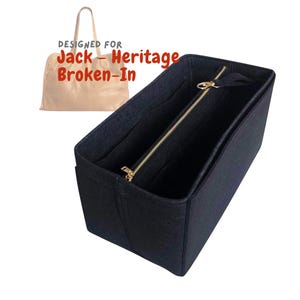 Pour [sac en cuir cassé Jack Heritage], Organiseur de transport, léopard zèbre bronzé noir expresso, Sac à main fourre-tout (avec sac à fermeture éclair amovible)
