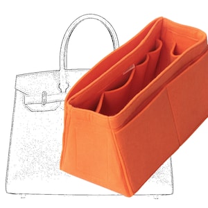 Anpassbarer Organizer für konische Tasche, Birkin Schulranzen Doktor Tote Filz Geldbörse Einsatz, Kosmetik Make-up Windel Handtasche, Reißverschluss Habseligkeiten