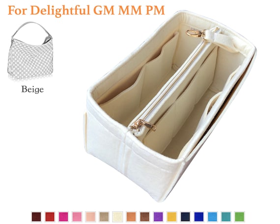 1：1 For Neverfull MM GM High Quality Felt Purse Bag Organizer Insert with  zipper Bag Tote Shaper - AliExpress