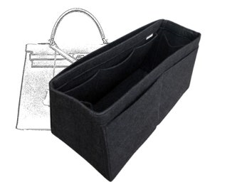 Für [Kelly Retourne 25 28 32 35 40] (Tapered Bag Organizer) Tote Organizer Filz Geldbörse Einsatz