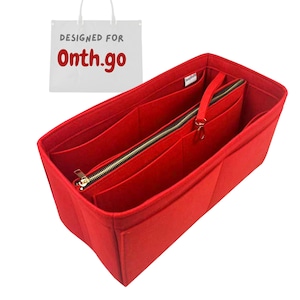 Pour [Onth.go, Large Medium Small, GM MM PM Bb, East West] Organiseur de sac, Organiseur de sac à main avec insert en feutre (avec sac à fermeture éclair amovible)