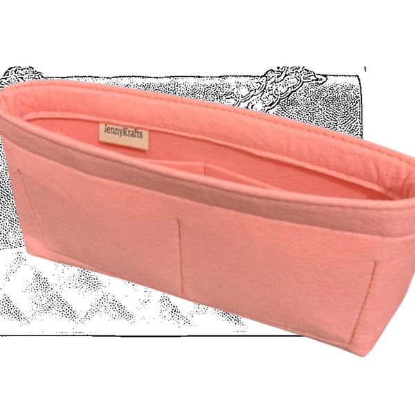 For [Flap Handbag] Classic Double 19, Mini Small Medium Jumbo Large Maxi (Slim Design) Felt Organizer Insert Liner Protector