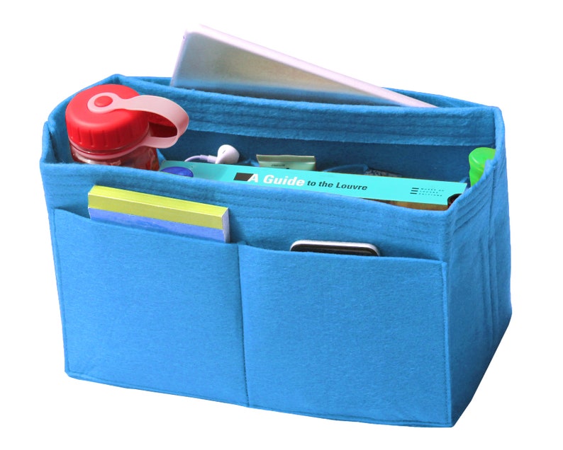 Pour Keepall 35 45 50 55 60 Organiseur feutre 3 mm, porte-bouteille, organisateur de sac de voyage fourre-tout Light Blue