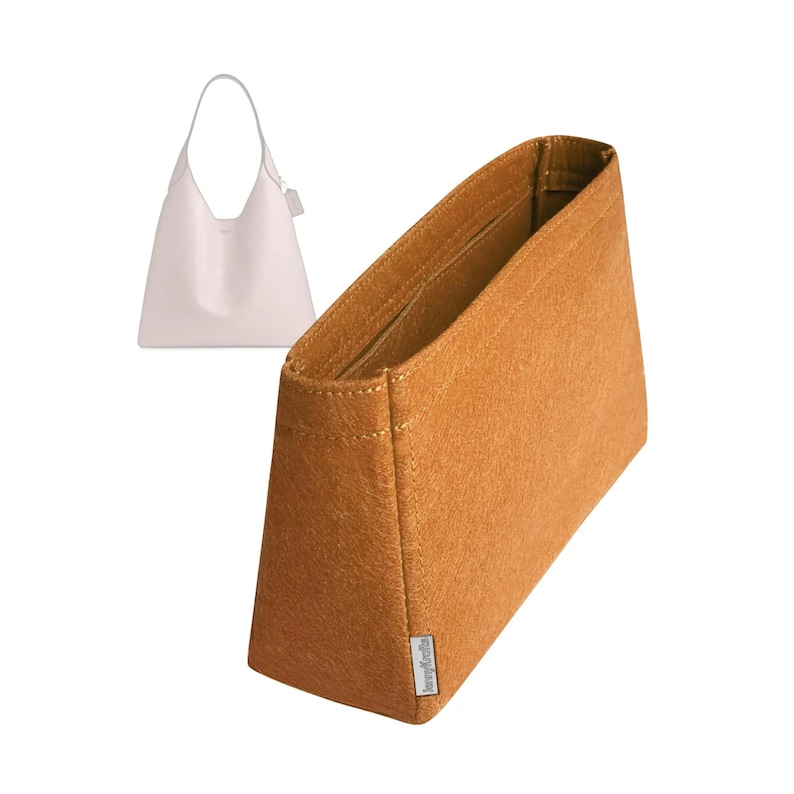 För [BROOKLYN AXELVÄSKA 39 28 23] Organisatör för avsmalnande väska, Satchel Doctor Tote Filtväska (Style W) bild 1