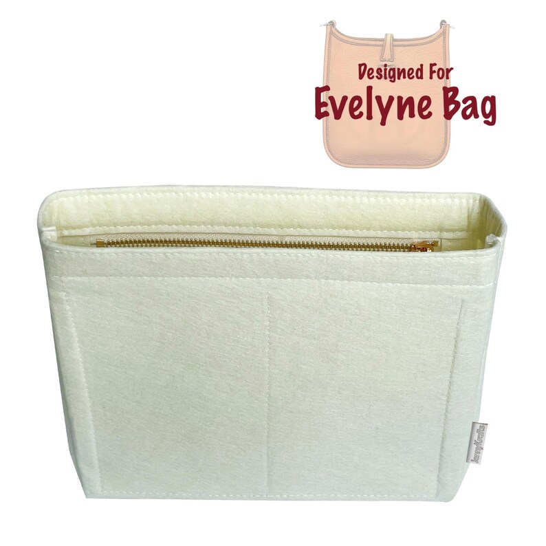 Do torby [Evelyne] 16 29 33 40 PM GM Tpm Tgm Mini rozmiar, organizer do torebki, wkładka ochronna, kolor akwamaryna, smukły z kieszenią na zamek błyskawiczny (SlimZip) zdjęcie 15