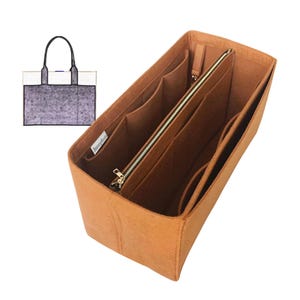 For [Roth.s Classic Tote] Bag Organizer, Petite Classic Tote, The Weekender, 3mm Felt Insert Liner (w/ Detachable Zipper Bag)