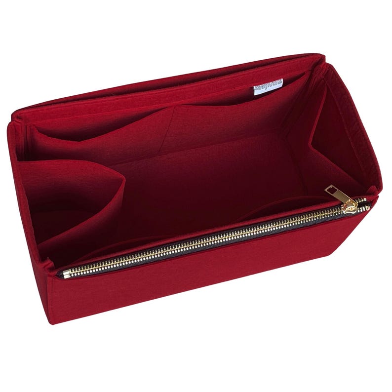 Per [Jack Heritage Borsa in pelle anticata] Organizer da inserire, Zebra Leopard Nero Espresso Marrone Chiaro, Borsa (con cerniera singola e porta borraccia) immagine 13
