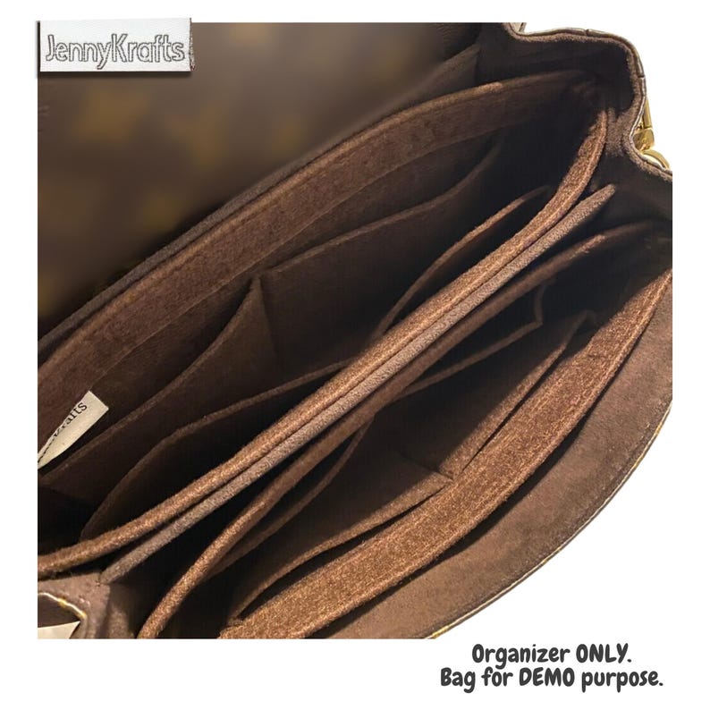 Organizadores de bolsos [Pochette Metis, East West EW], juego de 2, protectores de forro, inserto de fieltro para bolso (estilo delgado) imagen 1