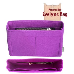 Do torby [Evelyne] 16 29 33 40 PM GM Tpm Tgm Mini rozmiar, organizer do torebki, wkładka ochronna, kolor akwamaryna, smukły z kieszenią na zamek błyskawiczny (SlimZip) zdjęcie 18