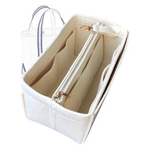 Für [Boat and Tote] JennyKrafts, 3 mm Dicke Filzeinlage (Stil B, mit Abnehmbarer Reißverschlusstasche) Organizer Organizer Liner Divider Lining