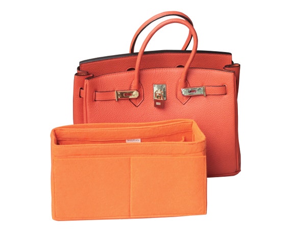 Handbag Organizer For Hermes Birkin 40 Bag with Double Bottle Holders