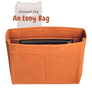 Organizador de bolso bandolera An.tony, tamaño grande, mediano, pequeño y mini, con bolsillo delgado y cremallera.