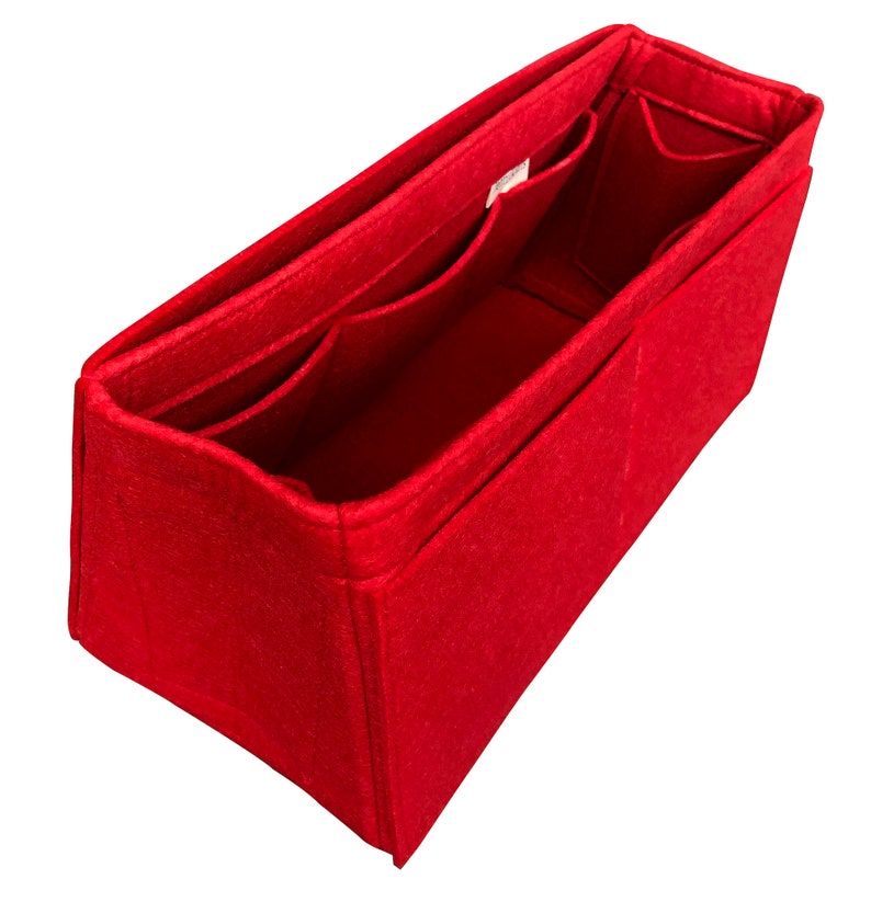 Voor Kelly Sellier 25 28 32 35 40 Taps toelopende tas Tote Bag Organizer Felt Purse Insert Cherry