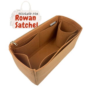 Organizador de bolso Rowan tipo cartera, grande, regular, mediano, pequeño, mini, bolso de mano (con cremallera simple y portabotellas)