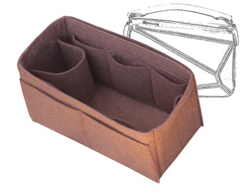 Puzzle Organizer w Milk Water Bottle Holder Tote Felt Purse