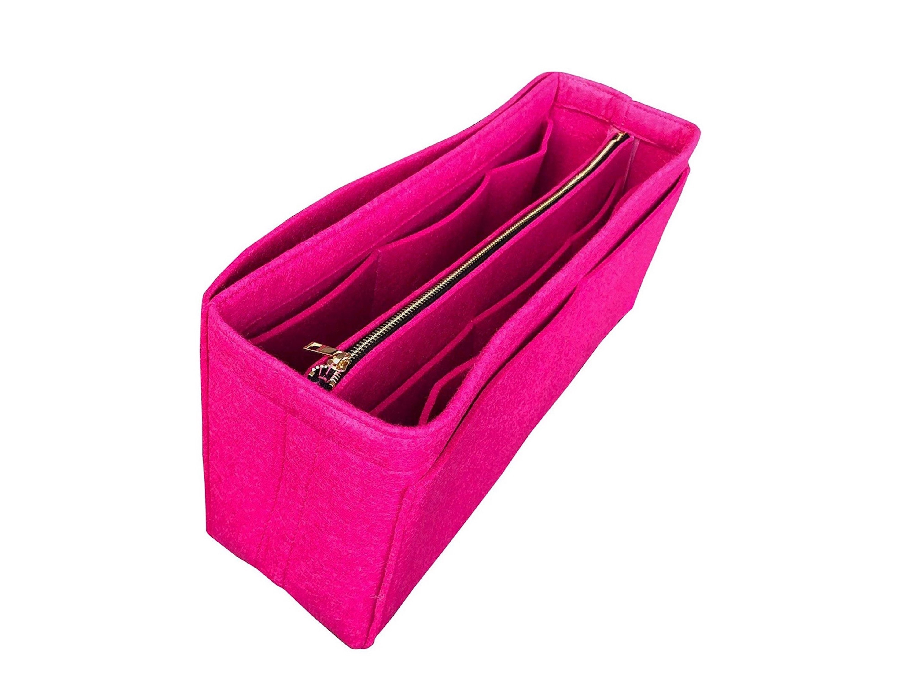 Speedy 30 Organizer] Felt Purse Insert with Middle Zip Pouch, Customi